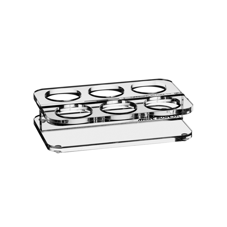 MB bakke med holder til 6 glas 19 x 29 x 4,5 cm holder 8cm