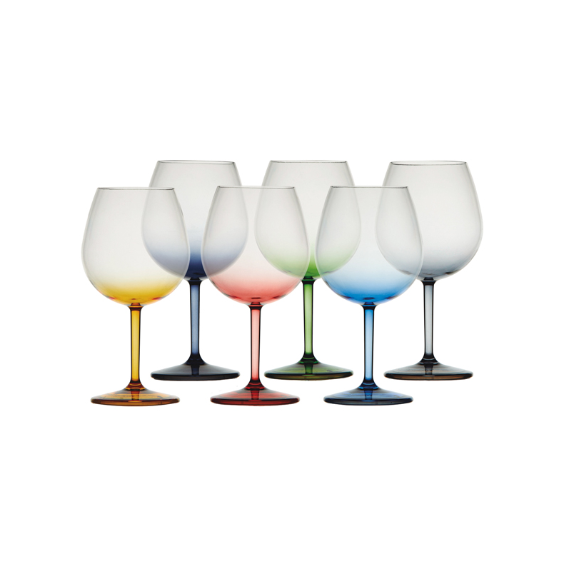 MB Party Vinglas 650ml Non slip 6 stk