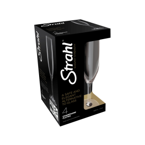 Strahl Champagneglas Polycarbonat 166 ml. 4stk i gaveske