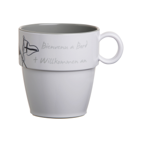 MB Welcome on board krus 8,3cm H9cm 320 ml. 6stk NON SLIP