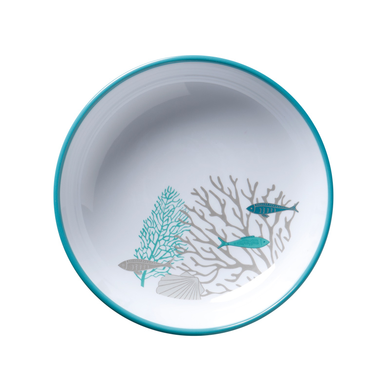 MB Coastal Acqua suppe tallerken 18, 6 stk