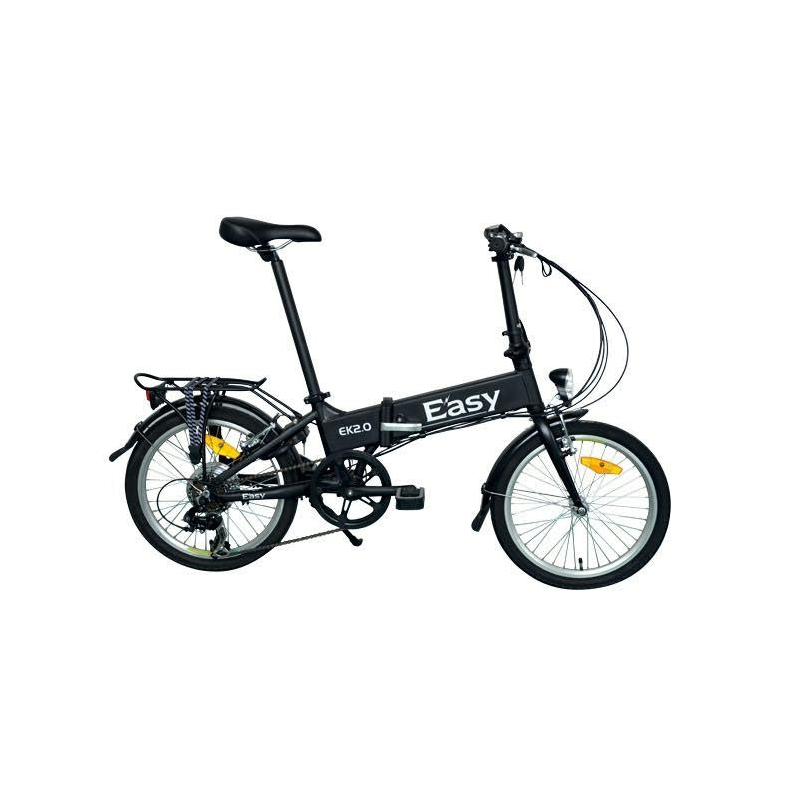El-Cykel Easy 36v/250w Med Li-Ion Battery 20" Sort