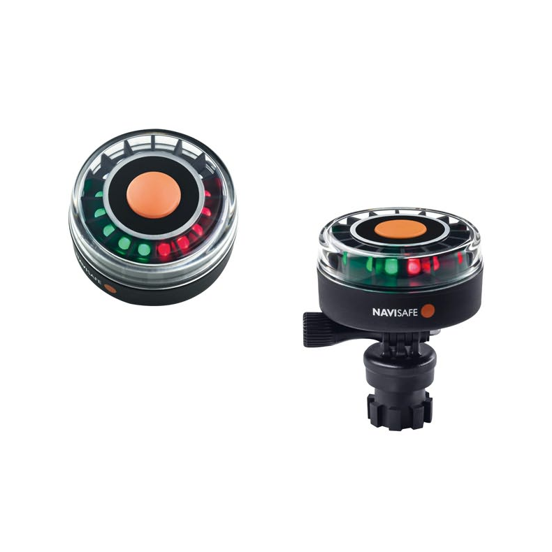 Navilight tre-farvet lys, 2nm med navimount
