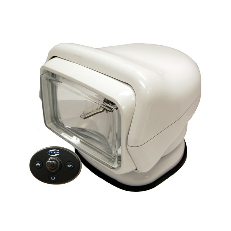 Sgelys 12v Med Joystick Og 20fod Kabel, Stryker Hid, Hvid