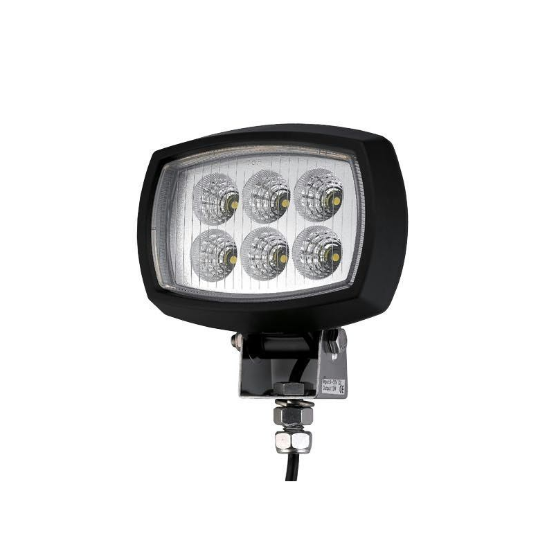 Dkslys Led Sort Hus 6x3w 9-56v