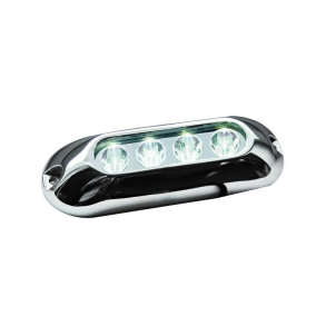 UNDERVANDSLYS HVID 12-24V 4LED 20W
