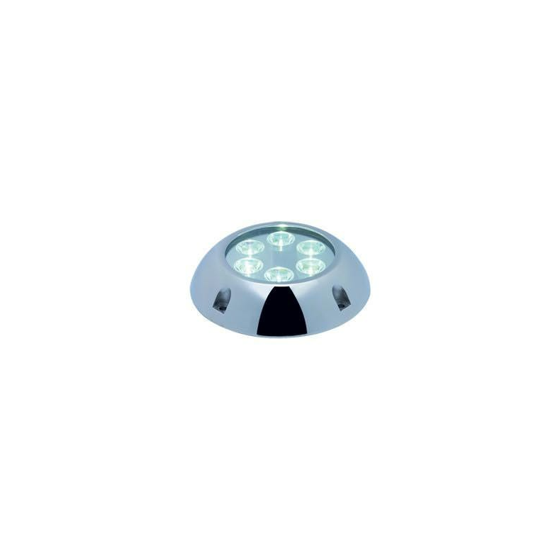 Undervandslys Bl 12-24v 6led Pbyg.