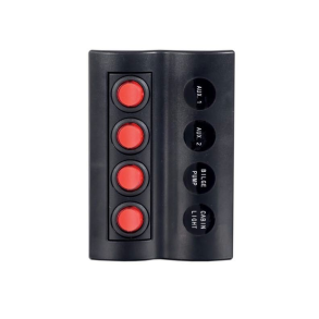 Strmpanel Med 4 Kontakter  M/Bladsikringer