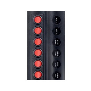 Strmpanel Med 6 Kontakter  M/Bladsikringer