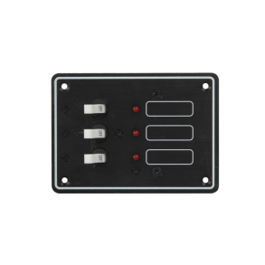 Strmpanel 3 Kont.Aut.Sikring 12v - Led