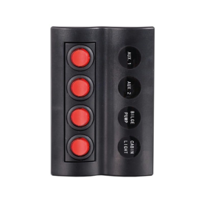 Strmpanel Med 4 Kontakter  M/Automatsikringer