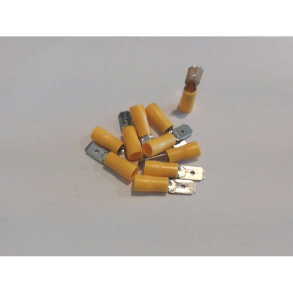 Fladstik Han Gul 6.4x0.8mm             10stk