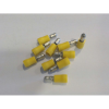 Fladstik Isoler. Hun  Gul 6.4x0.8mm                       10 stk