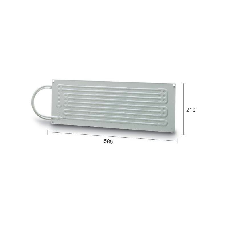 Vitrifrigo plade-fordamper 585 x 210