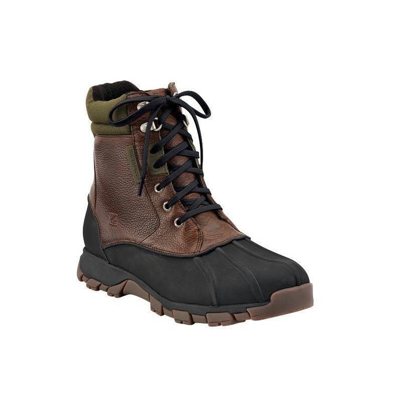 Stvle Sperry Wetlands High Brun/Sort Str 41,5/8,5
