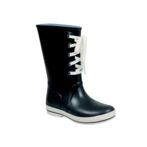 Gummistvle Sperry Dame M/Snrebnd Black Str 36