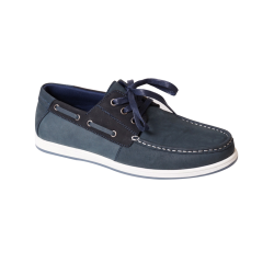 Coast sejlersko med skridsikker gummi ydersl, navyfarvet
lderoverdel med tre-jet snrebnd og lder indersl.