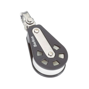 Barton Enkelt Blok Med Svirvel 58 Mm