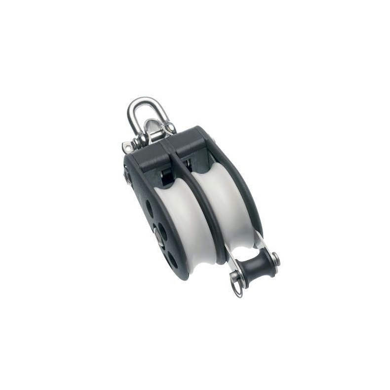 Barton Dobbelt Blok 2-Vejs Sjkel & Hundsvot 64 Mm
