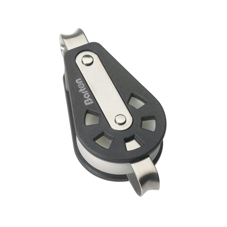 Barton Enkelt Blok Med Bjle & Hundsvot 70 Mm