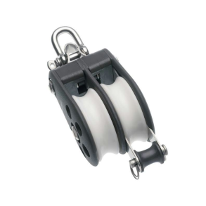 Barton Dobbelt Blok Med  2-Vejs Sjkel & Hundsvot 70 Mm