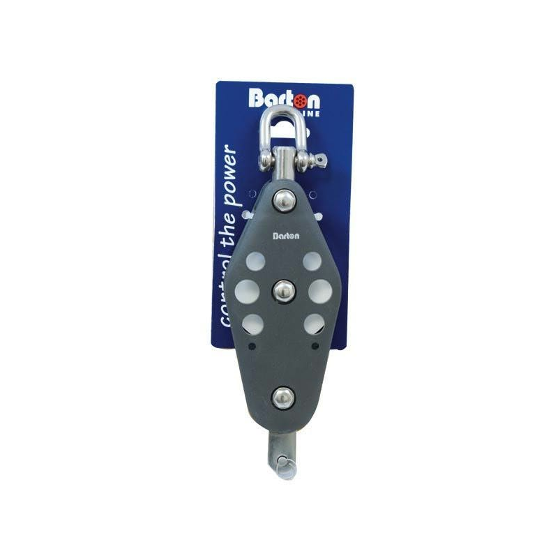 Barton Violinblok Med Svirvel & Hundsvot 44/72 Mm