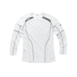 RC021 race langrmet t-shirt hvid str S