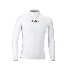 4400 Rash Langrmet T-Shirt Gill Hvid Str S