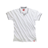 Gill mens crew 210gsm pique polo hvid str. s