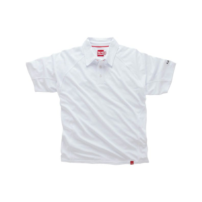 Gill mens uv tec polo white size xs