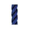 Fortjning 3-slet navy, : 16mm Lgd.: 15m