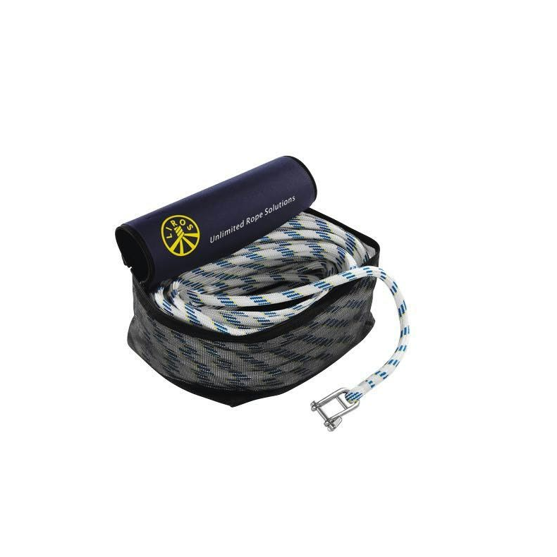 Frdig Fald 8mm-30m Hvid/Bl dynamic M/Pilotje & Sjkel