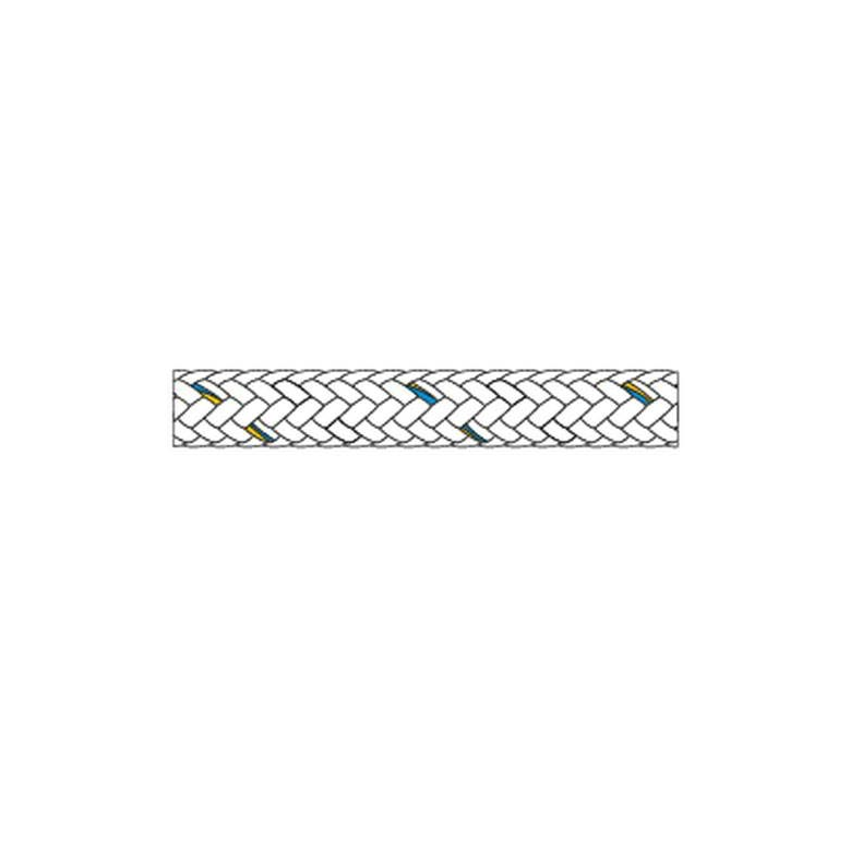 Top-C. Skde/Fald Hvid 6mm