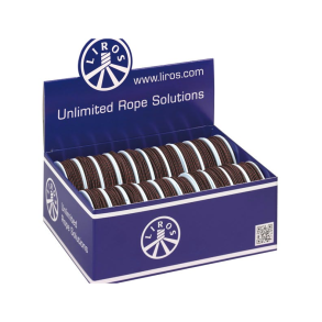 Liros Optisail Optimist Lidseline 1,2mm Sort/Rd  20x20m I Karton