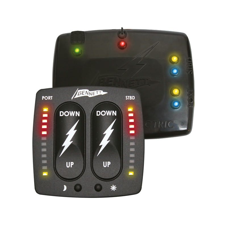 Bennett "bolt" rocker switch med indikator/sys.kontrol/retra