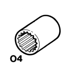 Gummiimpeller 40 H19 Id10mm bukh Dv10m-V/ Dv20m - Sme