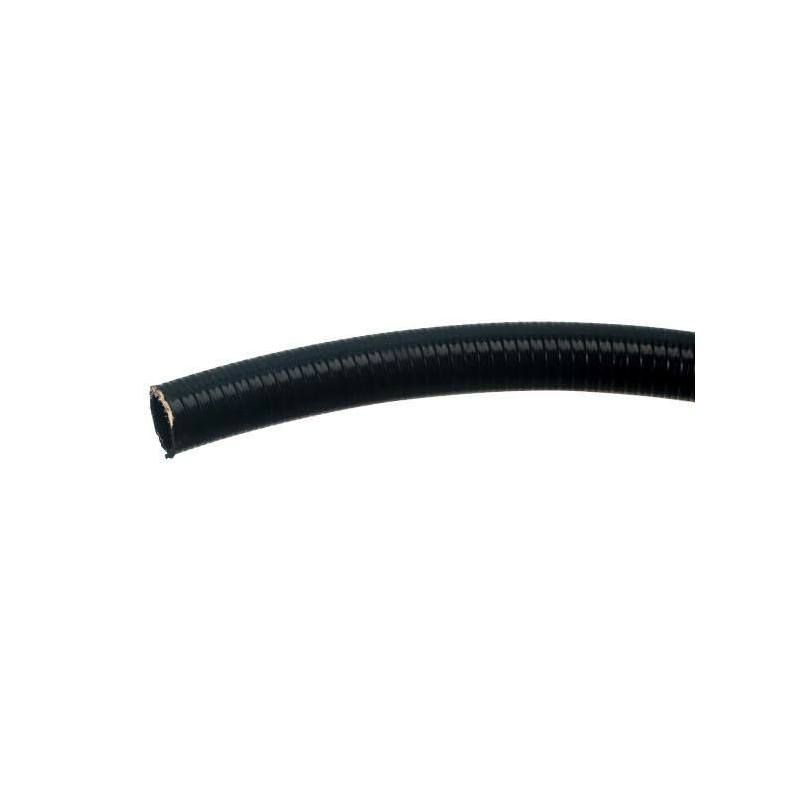 Glat indvendig, let korrugeret udvendigt. -50GR - +60GR Spiralsugeslange 25mm sort