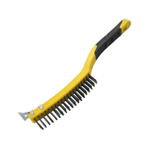 Stlbrste Med Softgrip. 3 Rkker Af 19 Brster L-350mm