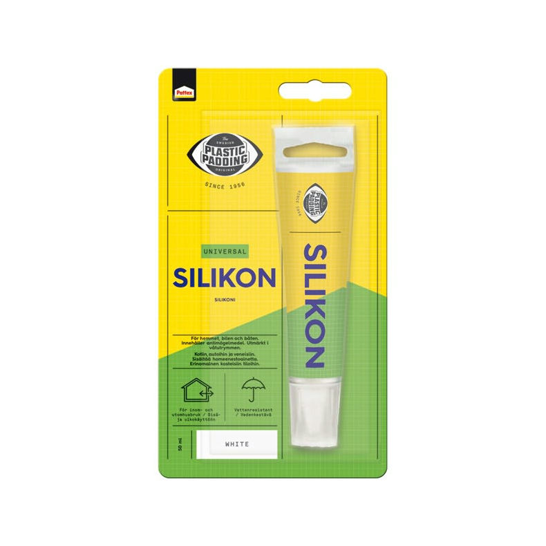 Silicone hvid 50 ml.