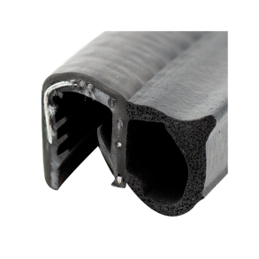 Kantliste m/slange sort  5-9mm