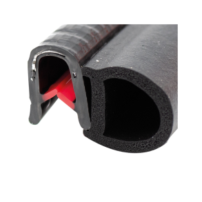 Kantliste m/slange sort  2-4,5mm