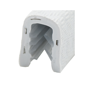 Kantliste lys gr pvc, 3-5mm h:16,5mm