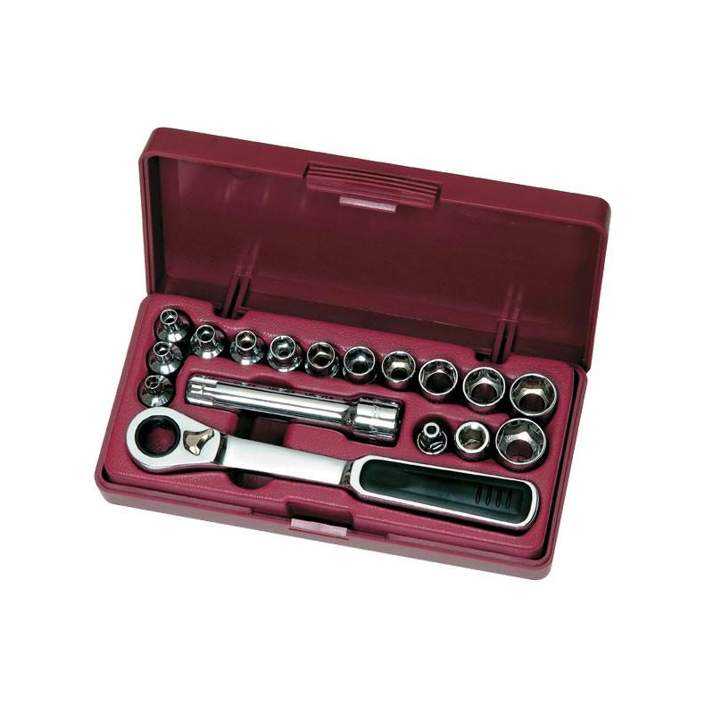 Topnglest Gearr.1/4" 17 Dele