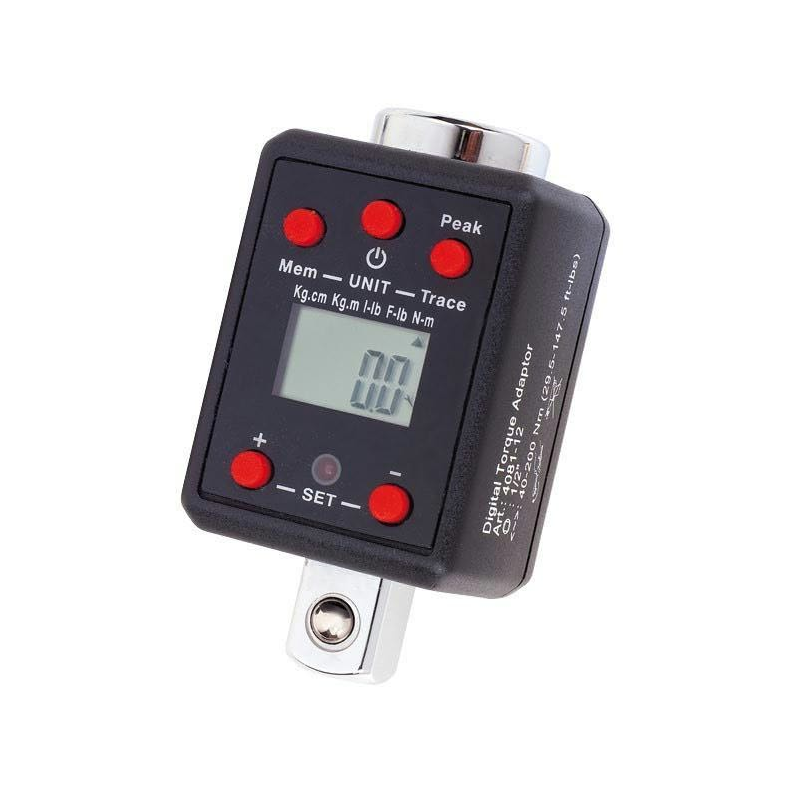 Digital moment adapter til 1/2" skraldengle 40-200nm