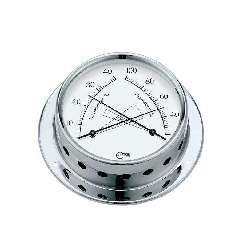 Barigo tempo termo/hygro 85/110mm krom