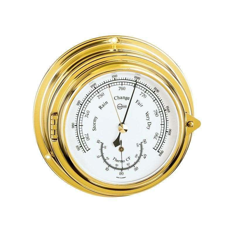 Barigo yacht baro/termometer 100/150mm messing