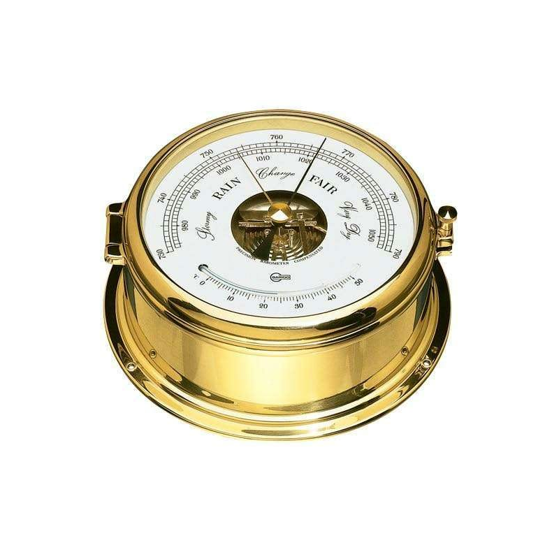Barigo Skipper Baro/Termometer 150/180mm Messing