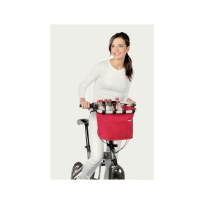 Cykelkurv Sort Med Regnslag - Ny