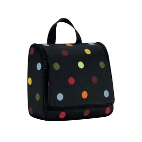 Toilettaske Sort Multi  Dot Til Ophng