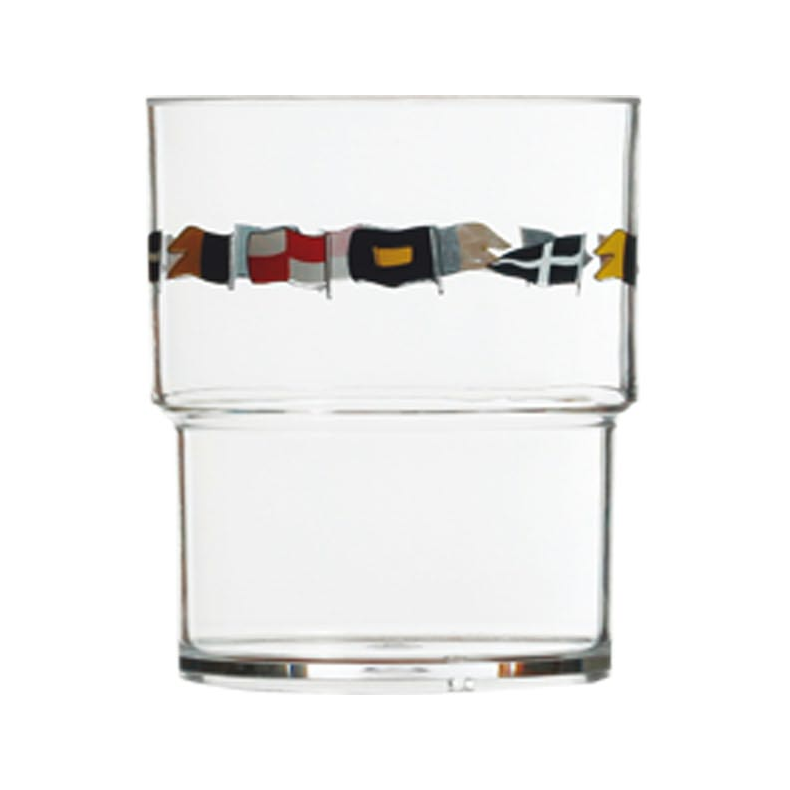 Glas Ø7cm - H9cm Stabelbar Regata - 12stk.